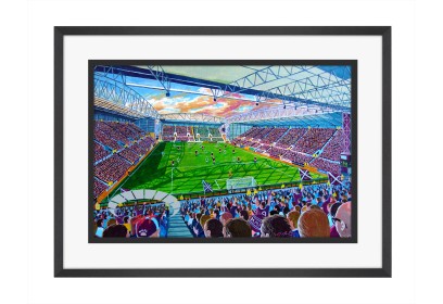 Tynecastle Park Stadium Fine Art Print - Hearts FC